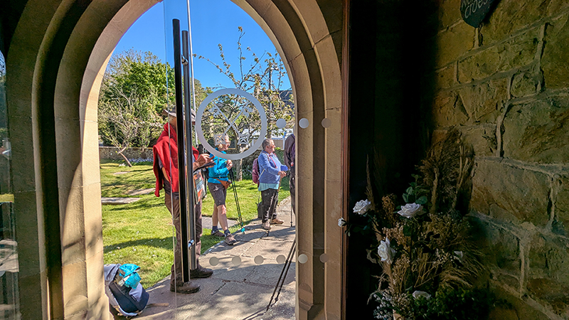 Pilgrims walking tour